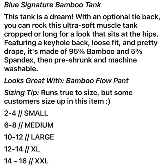 Bamboo Flow Tank - Picture 2 of 5